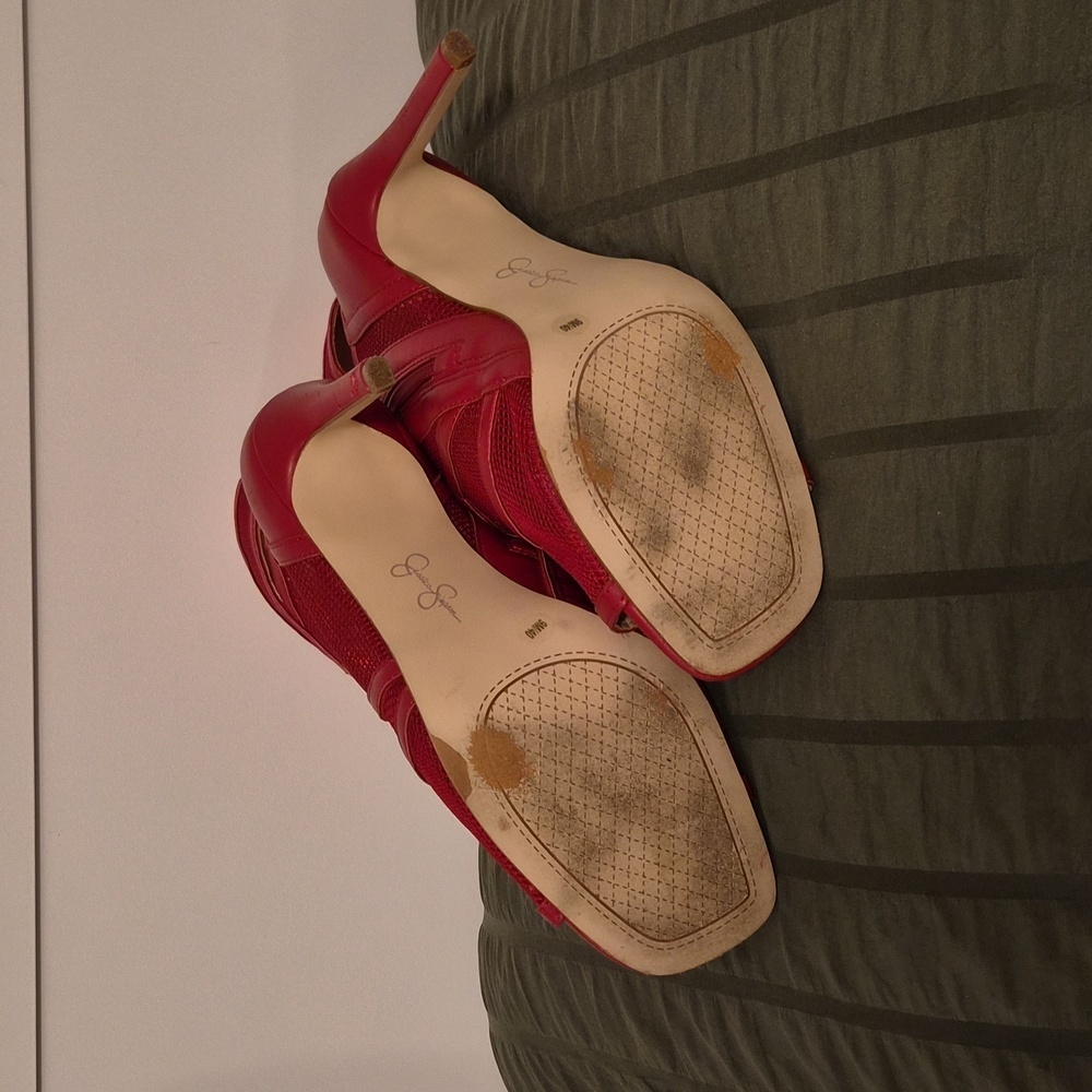 Jessica Simpson Red Bootie - Picture 4 of 4